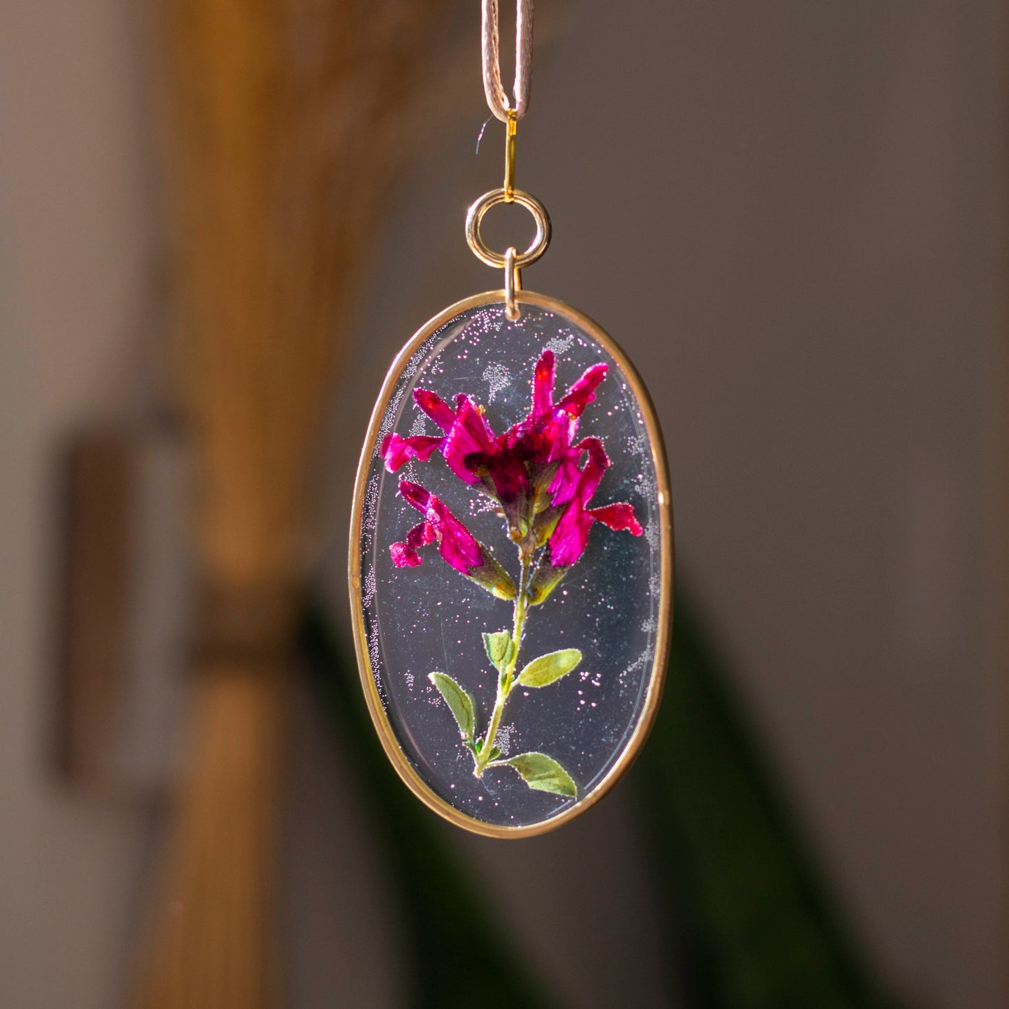 Sun Catcher - 3" Oval - Salvia