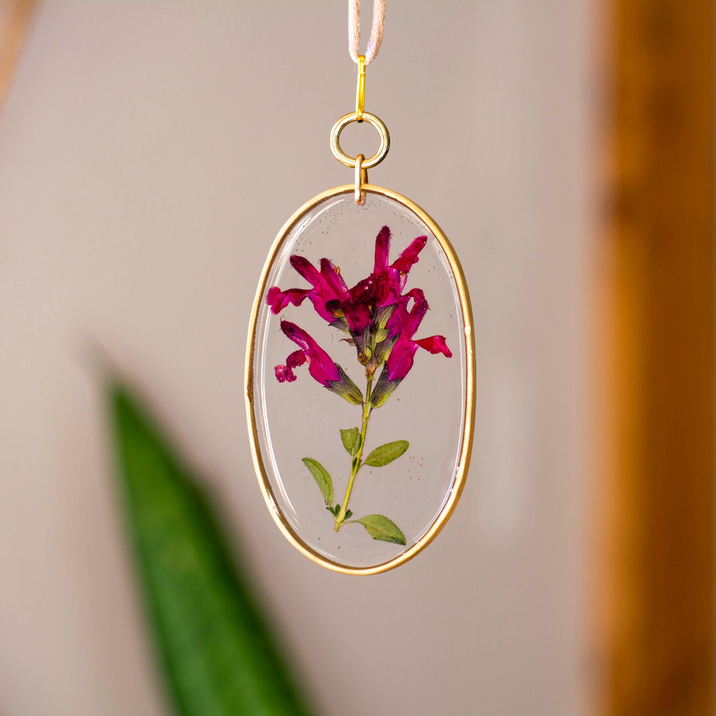 Sun Catcher - 3" Oval - Salvia