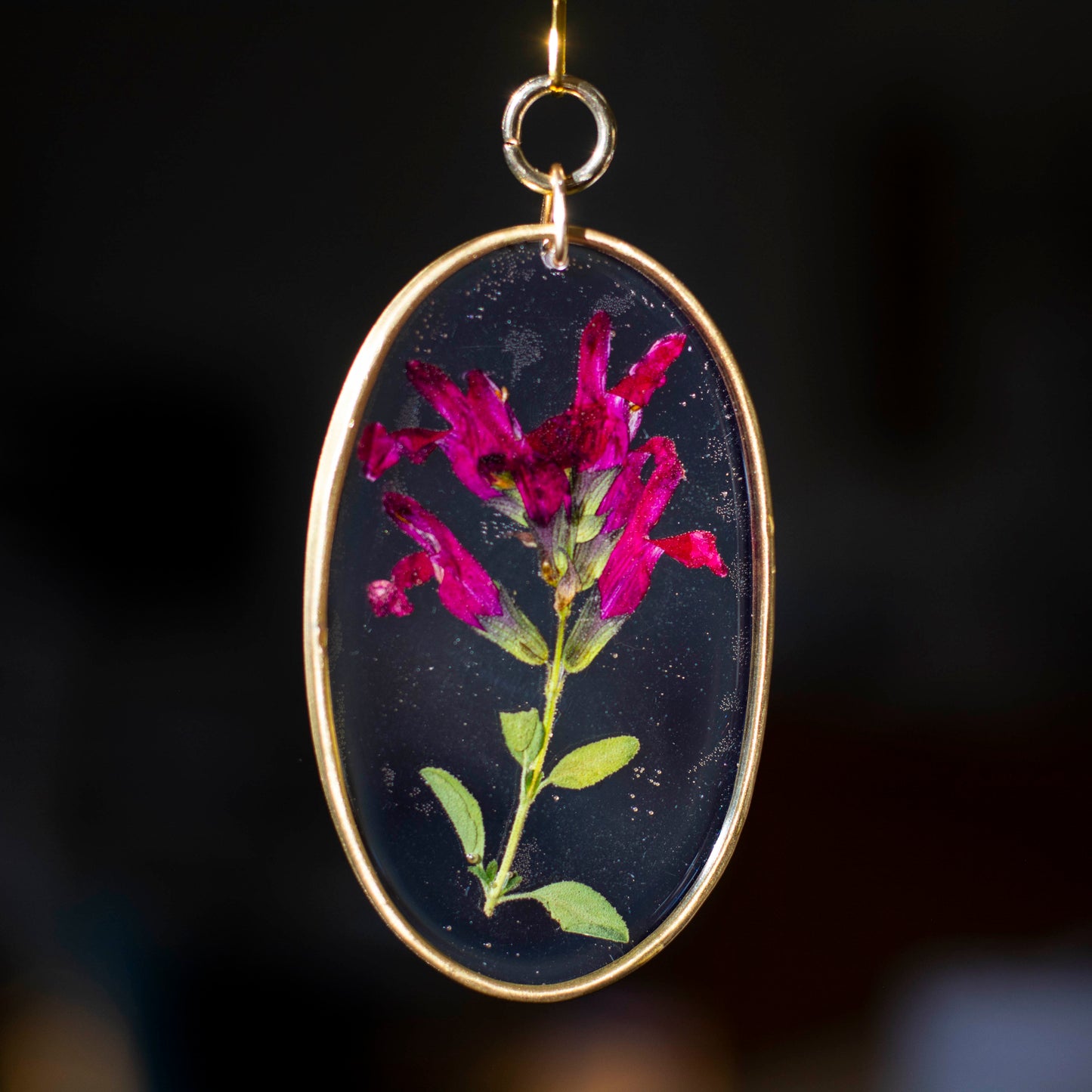 Sun Catcher - 3" Oval - Salvia