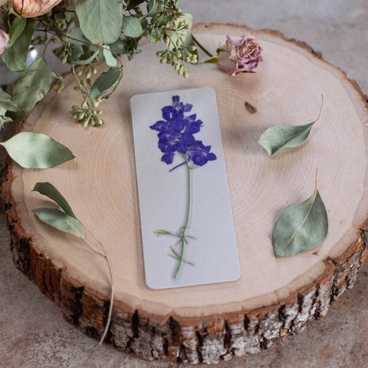 Larkspur Bookmark - Large