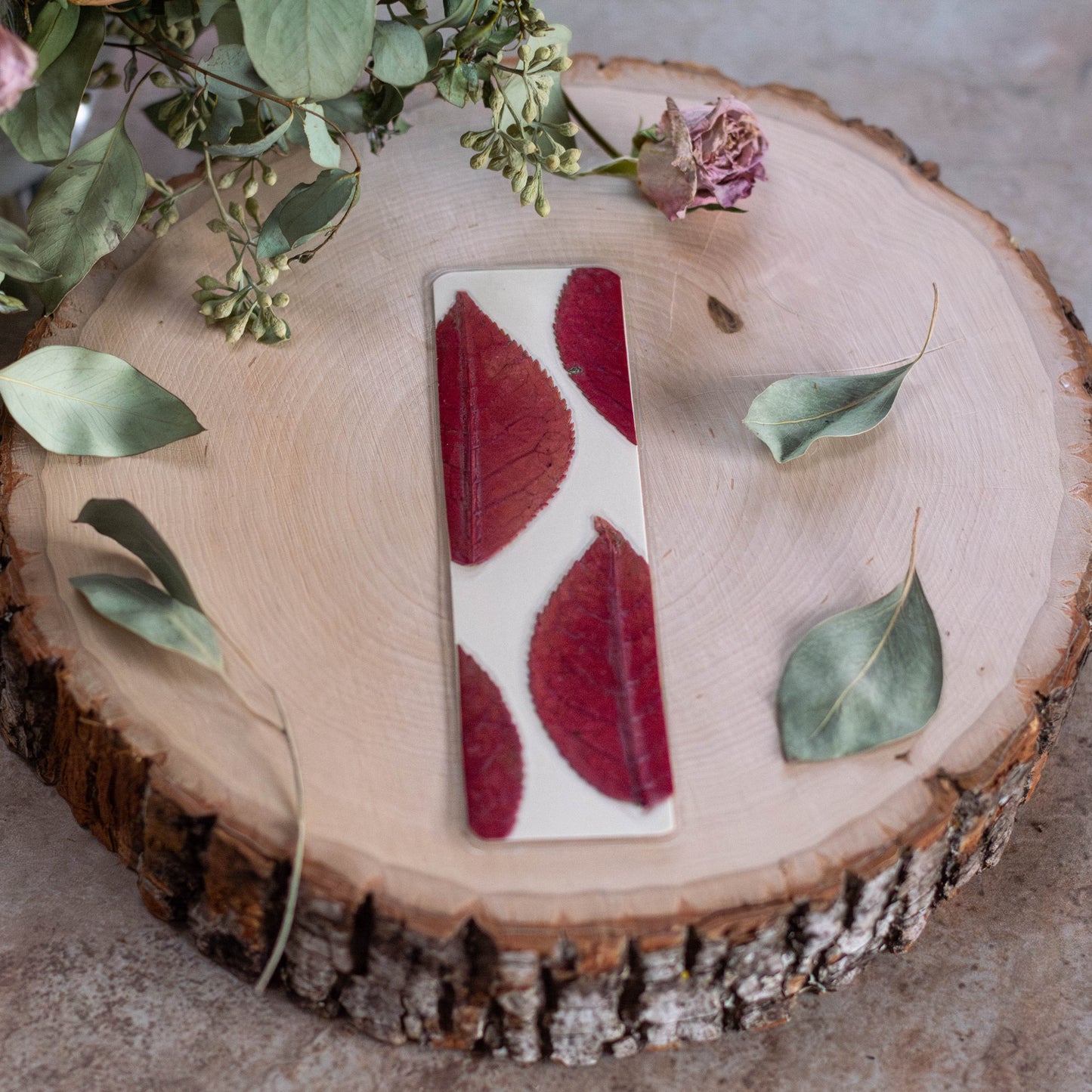 Chokecherry Leaf Bookmark - Medium