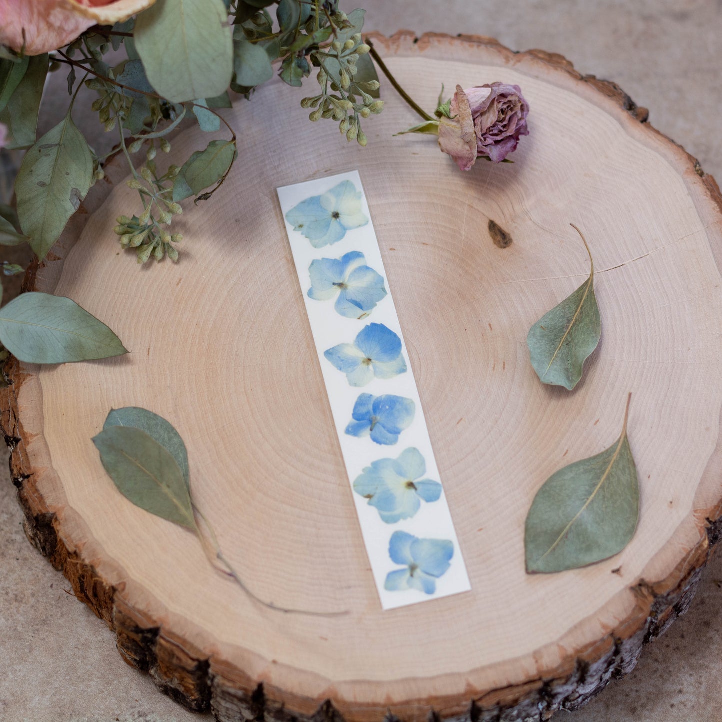 Blue Hydrangea Bookmark - Small