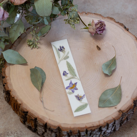 Silverleaf Nightshade Bookmark - Small