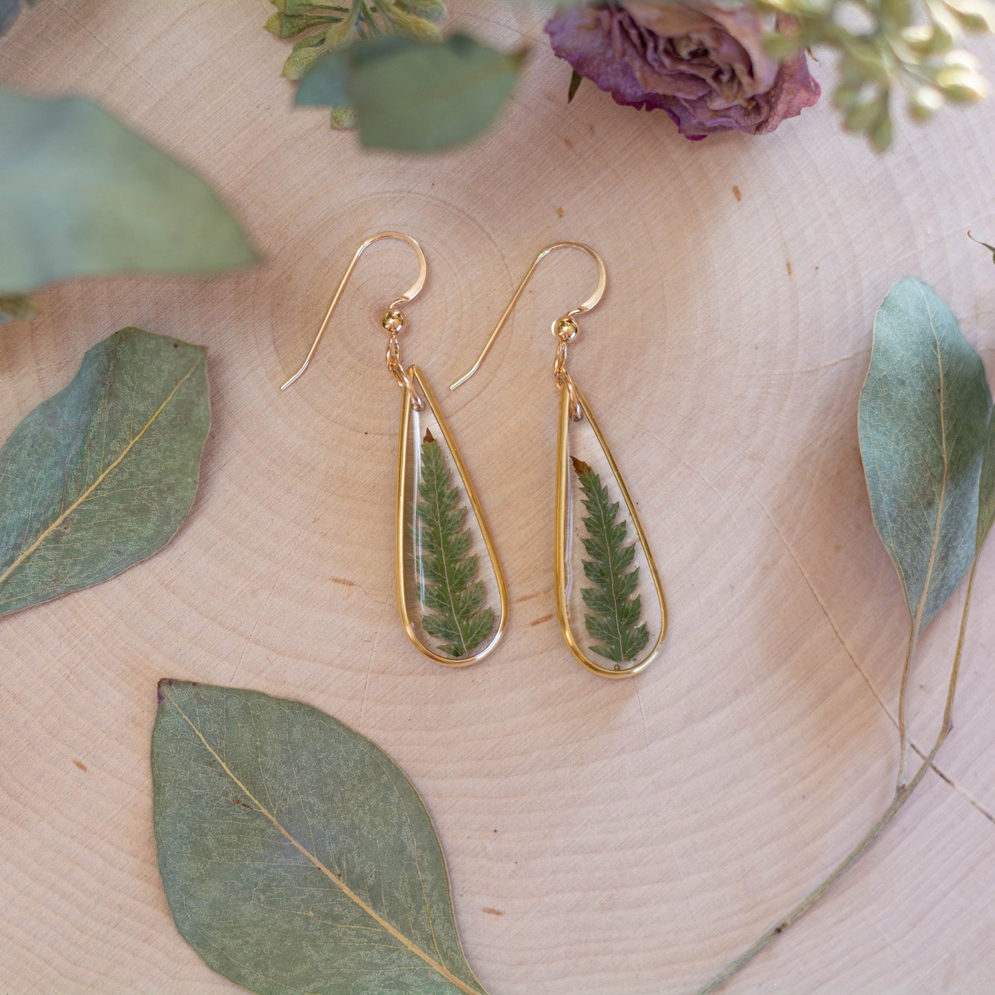 Fern Earrings - Small