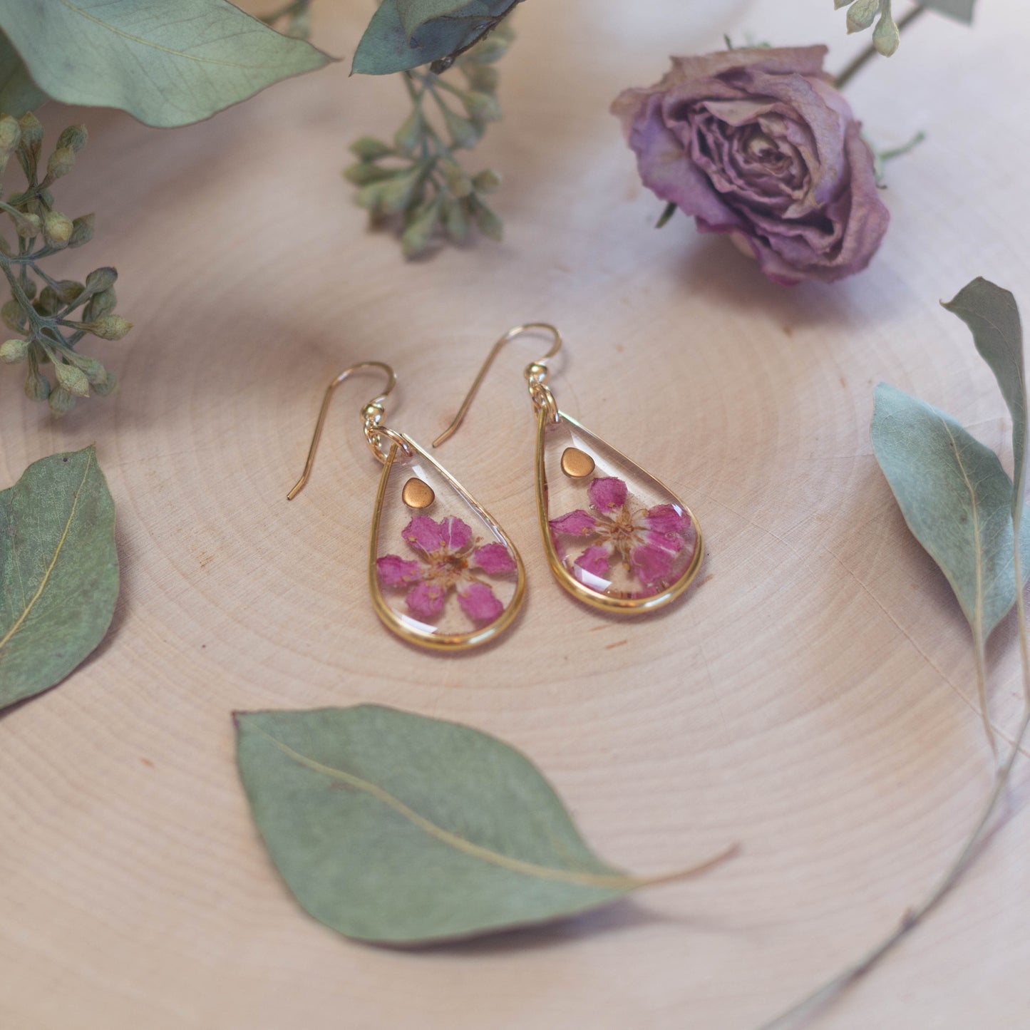 Pink Lady Earrings