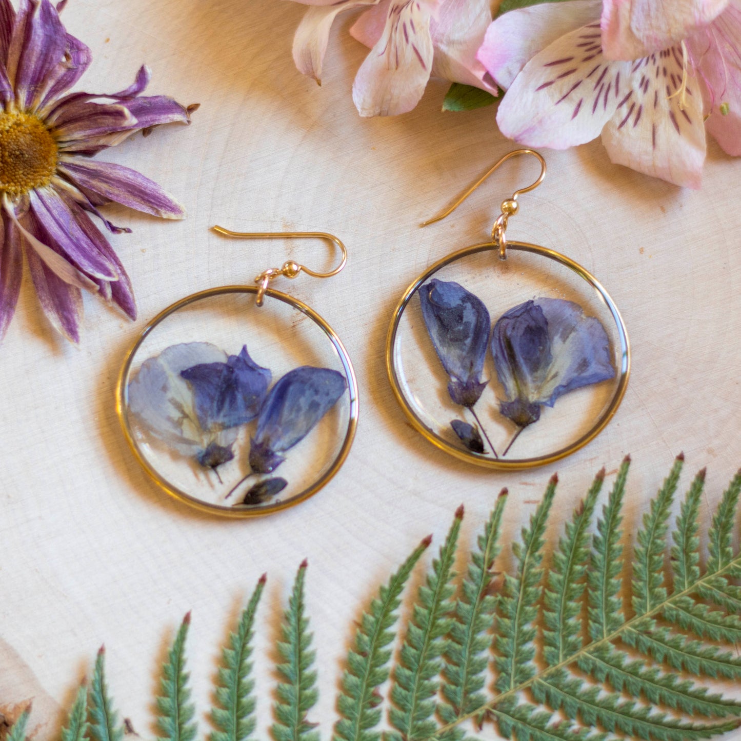 Wisteria Earrings - Gold